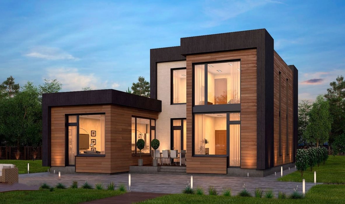 Дома два этажа